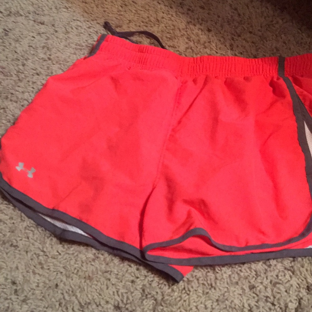 Under Armour shorts.